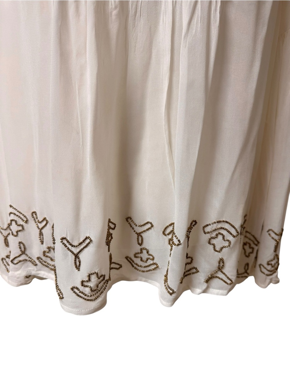 Anthropologie Vanessa Virginia boho whimsigoth bellsleeves peasant top sz 8 - Picture 2 of 7